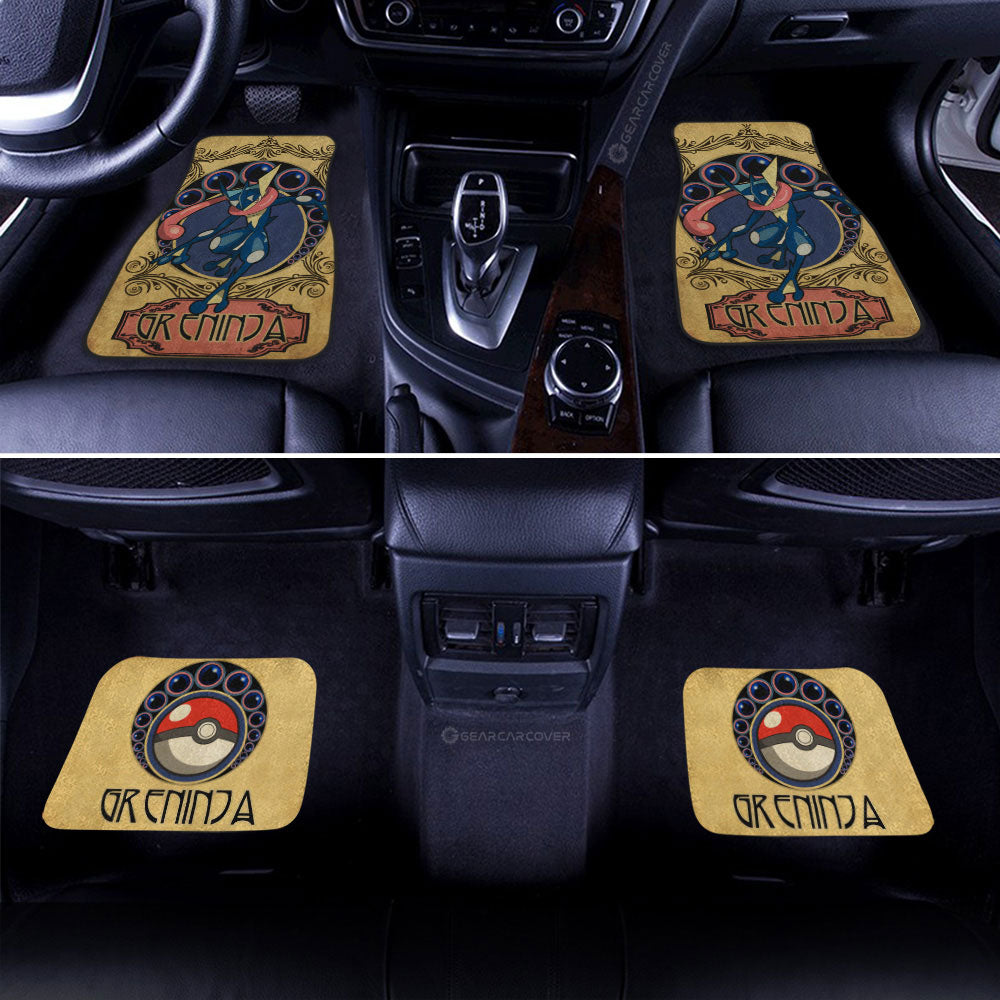 Greninja Car Floor Mats Custom Car Interior Accessories - Gearcarcover - 2