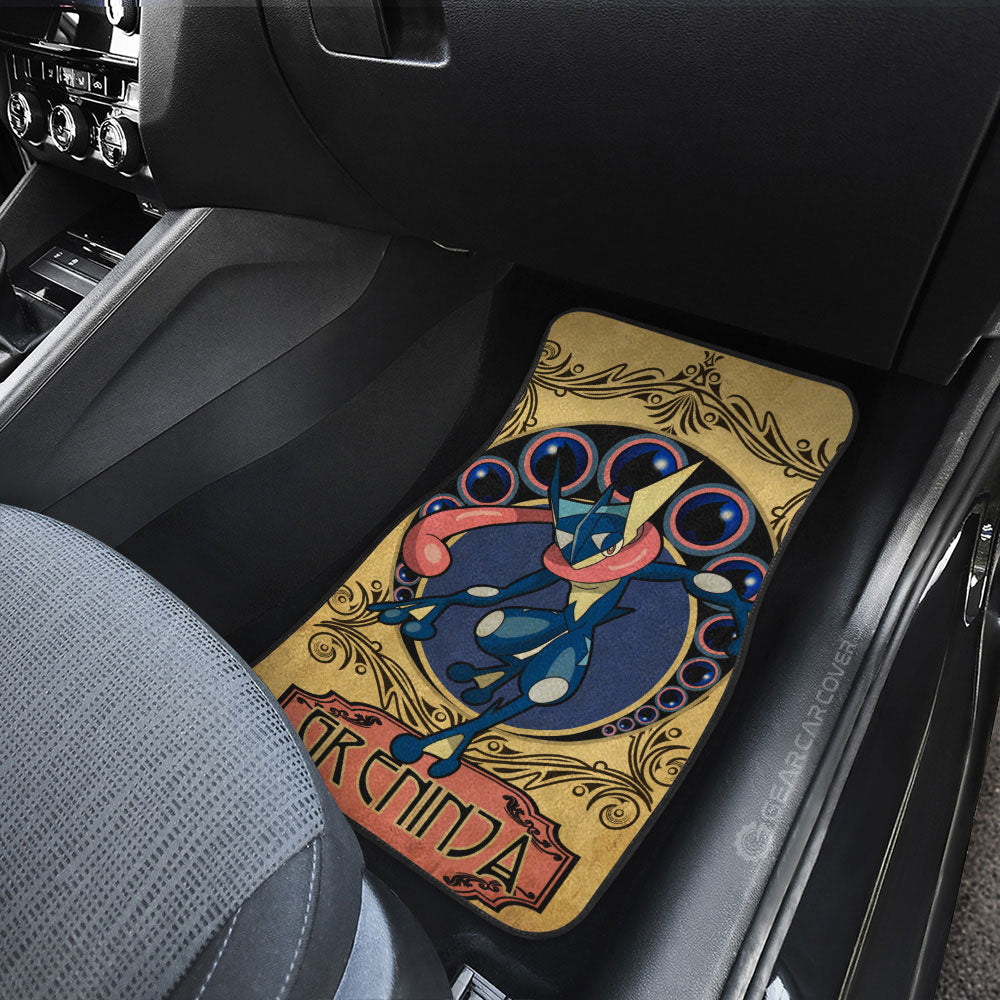 Greninja Car Floor Mats Custom Car Interior Accessories - Gearcarcover - 3