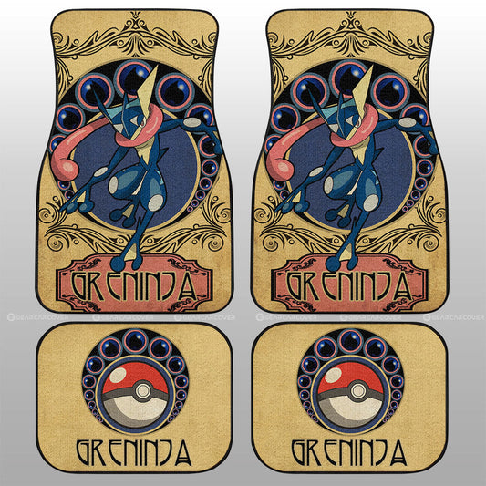 Greninja Car Floor Mats Custom Car Interior Accessories - Gearcarcover - 1