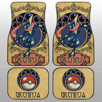 Greninja Car Floor Mats Custom Car Interior Accessories - Gearcarcover - 1