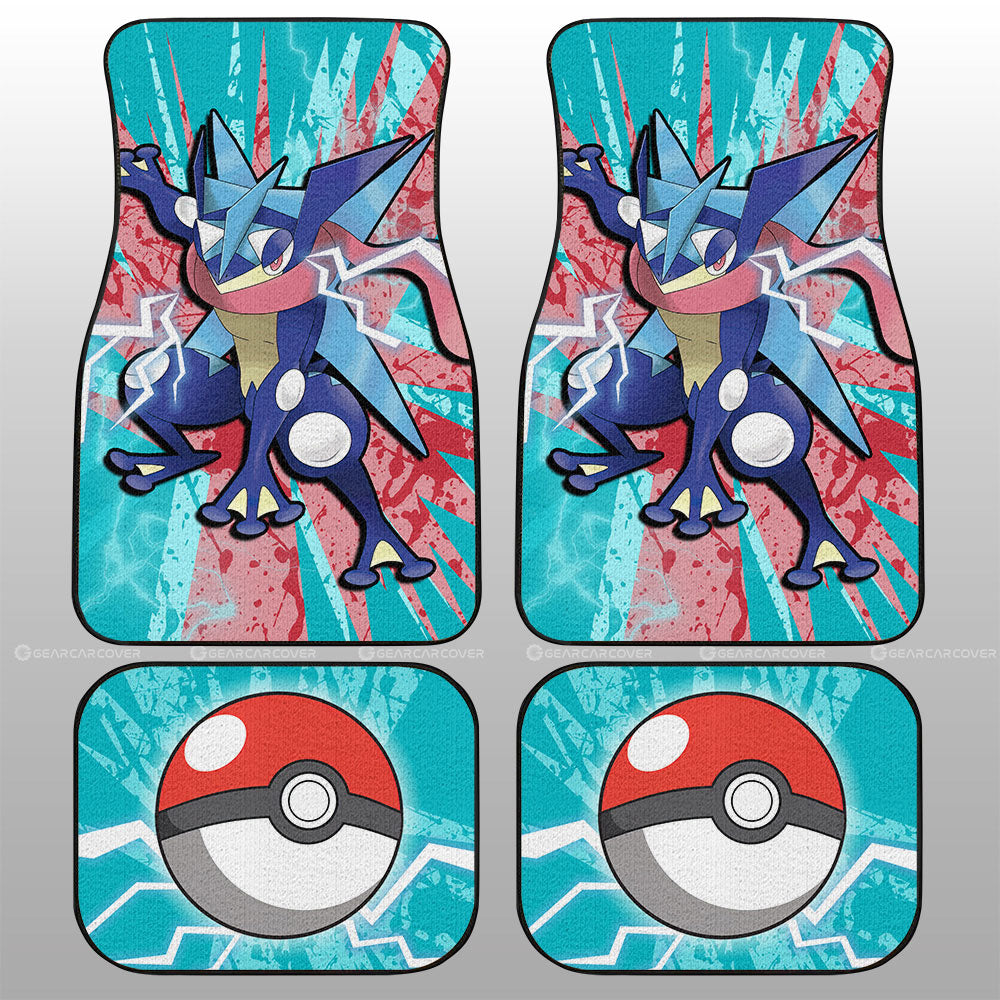 Greninja Car Floor Mats Custom Car Interior Accessories - Gearcarcover - 1