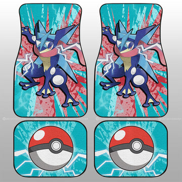 Greninja Car Floor Mats Custom Car Interior Accessories - Gearcarcover - 1