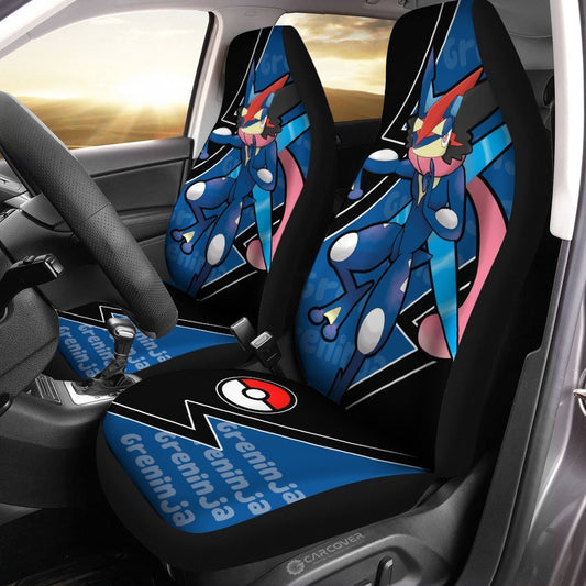Greninja Car Seat Covers Custom Anime Car Accessories - Gearcarcover - 2