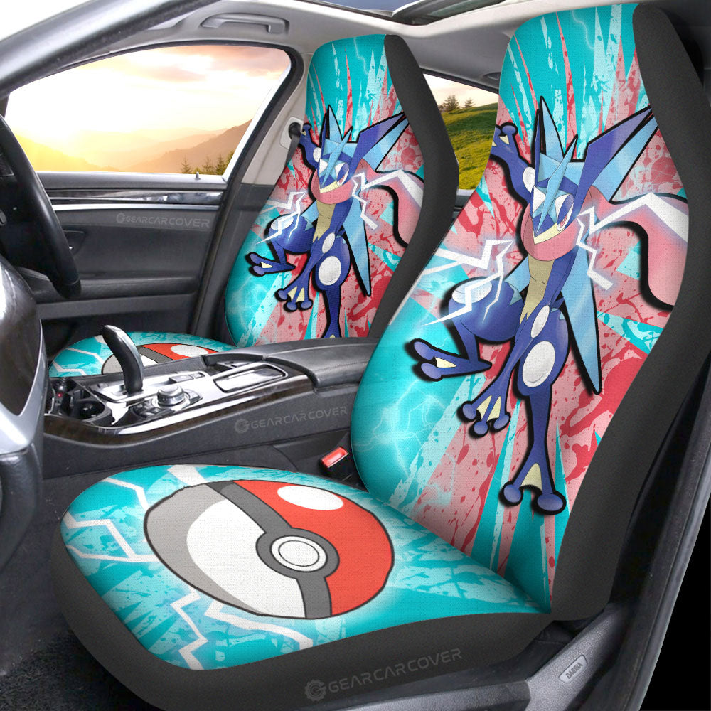 Greninja Car Seat Covers Custom Car Accessories For Fans - Gearcarcover - 1