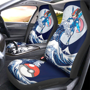 Greninja Car Seat Covers Custom Pokemon Car Accessories - Gearcarcover - 1