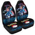 Greninja Car Seat Covers Custom Tie Dye Style Anime Car Accessories - Gearcarcover - 3