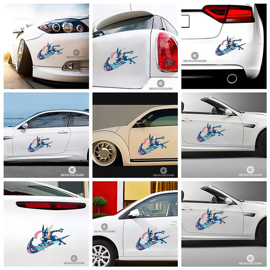 Greninja Car Sticker Custom - Gearcarcover - 2