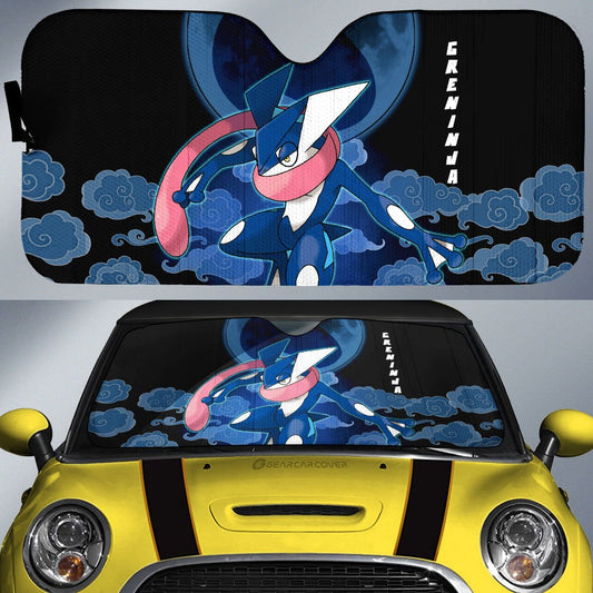 Greninja Car Sunshade Custom Anime Car Accessories - Gearcarcover - 1