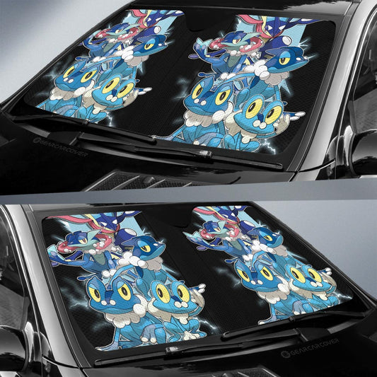 Greninja Car Sunshade Custom Car Accessories For Fans - Gearcarcover - 2