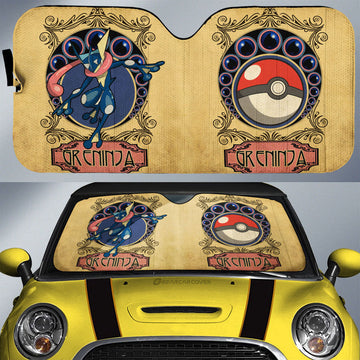 Greninja Car Sunshade Custom Car Interior Accessories - Gearcarcover - 1