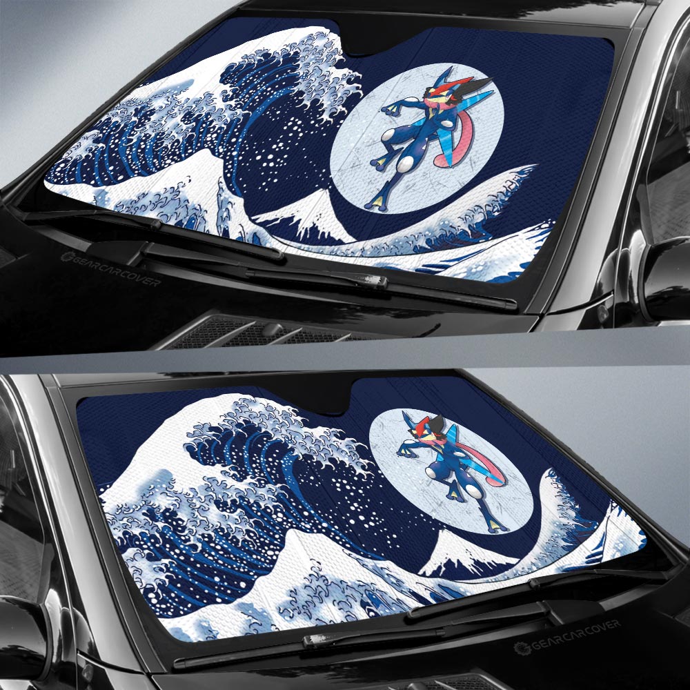 Greninja Car Sunshade Custom Pokemon Car Accessories - Gearcarcover - 2