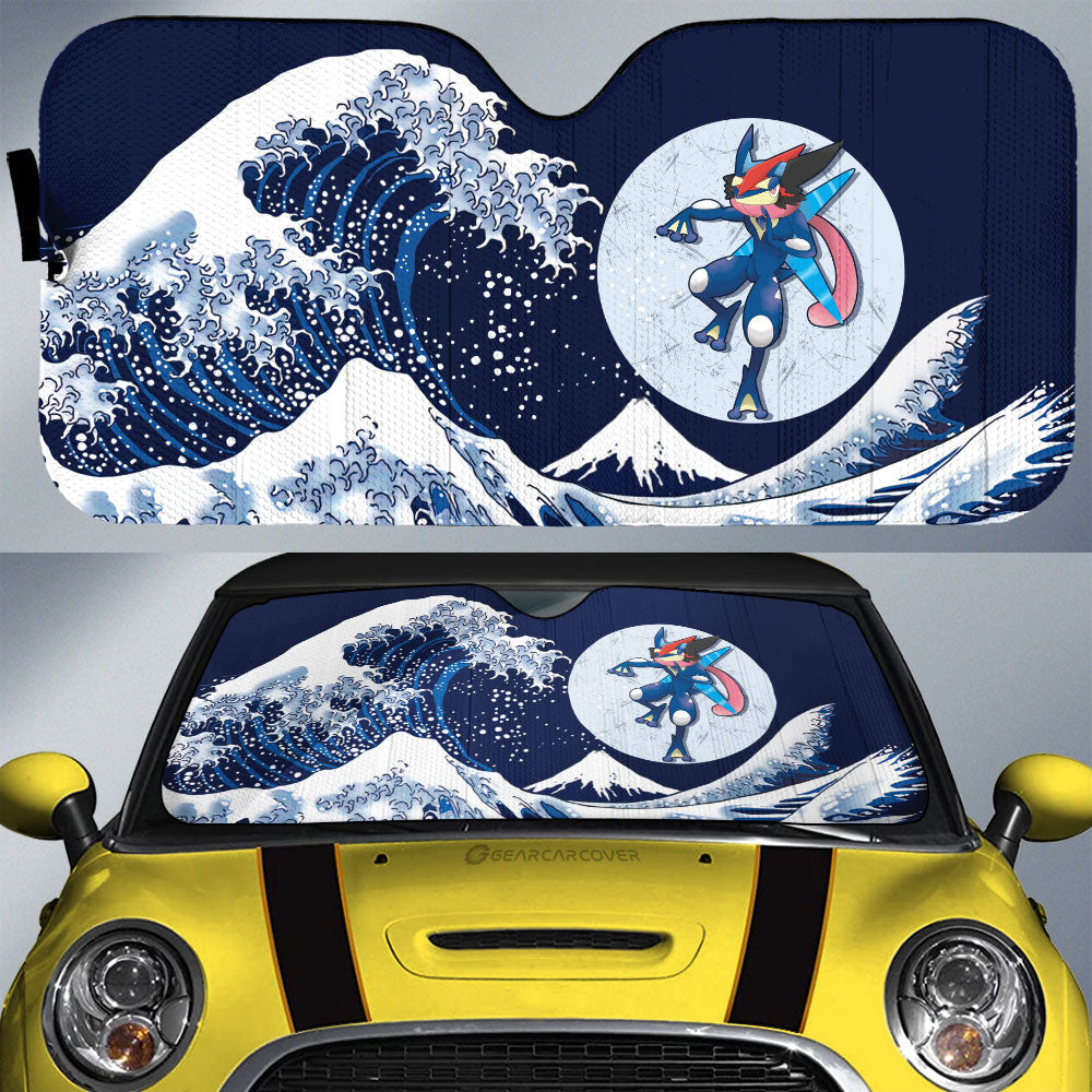 Greninja Car Sunshade Custom Pokemon Car Accessories - Gearcarcover - 1