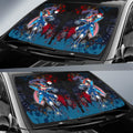 Greninja Car Sunshade Custom Tie Dye Style Anime Car Accessories - Gearcarcover - 2