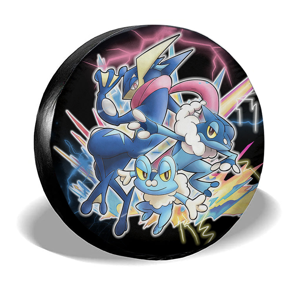 Greninja Evolution Spare Tire Cover Custom - Gearcarcover - 3