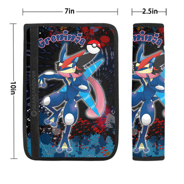 Greninja Seat Belt Covers Custom Tie Dye Style Car Accessories - Gearcarcover - 1
