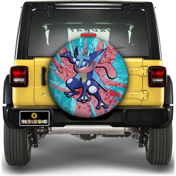 Greninja Spare Tire Cover Custom Anime For Fans - Gearcarcover - 1