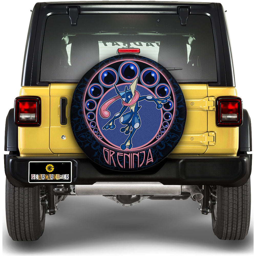 Greninja Spare Tire Cover Custom Anime For Fans - Gearcarcover - 1