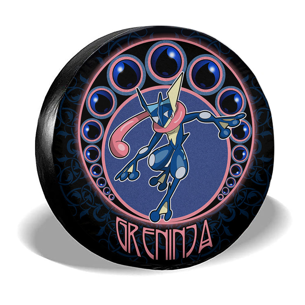 Greninja Spare Tire Cover Custom For Fans - Gearcarcover - 3