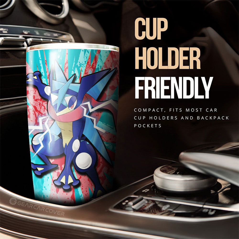 Greninja Tumbler Cup Custom Car Interior Accessories - Gearcarcover - 2