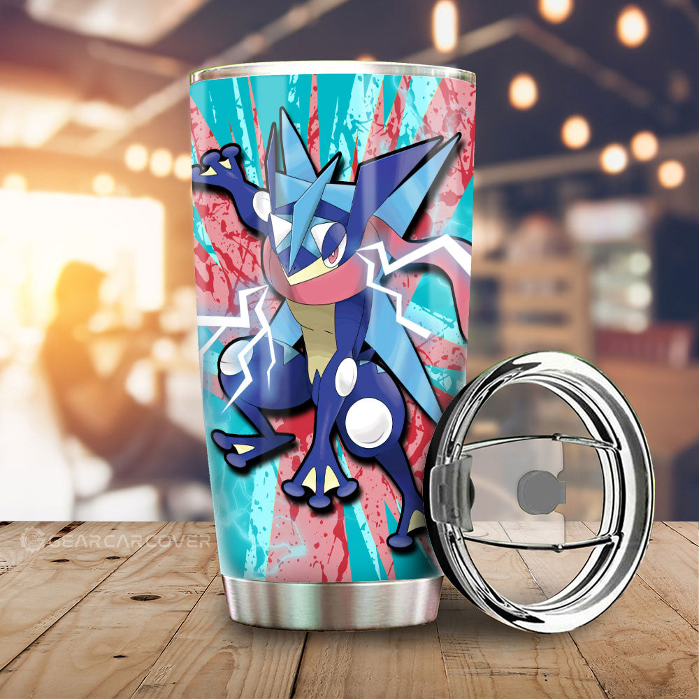 Greninja Tumbler Cup Custom Car Interior Accessories - Gearcarcover - 1