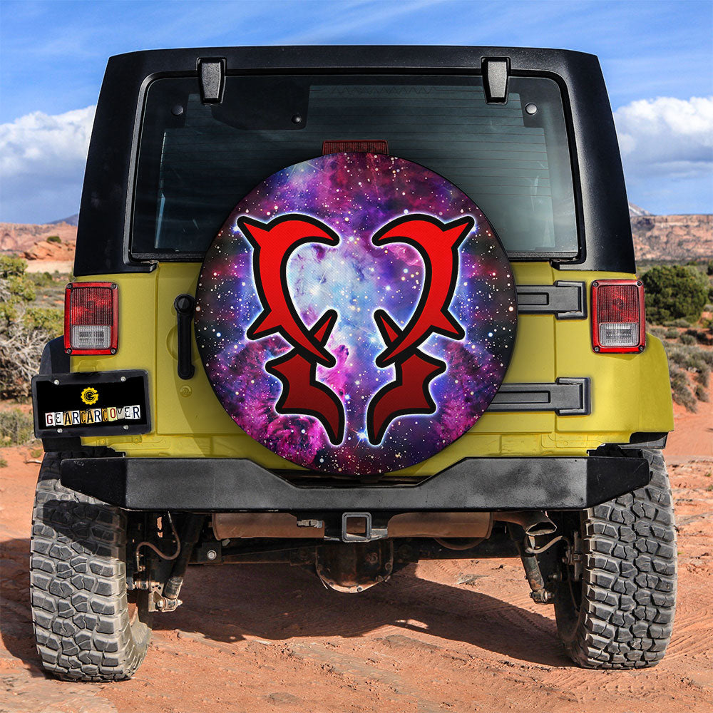 Grimoire Heart Symbol Spare Tire Cover Custom Galaxy Style - Gearcarcover - 2