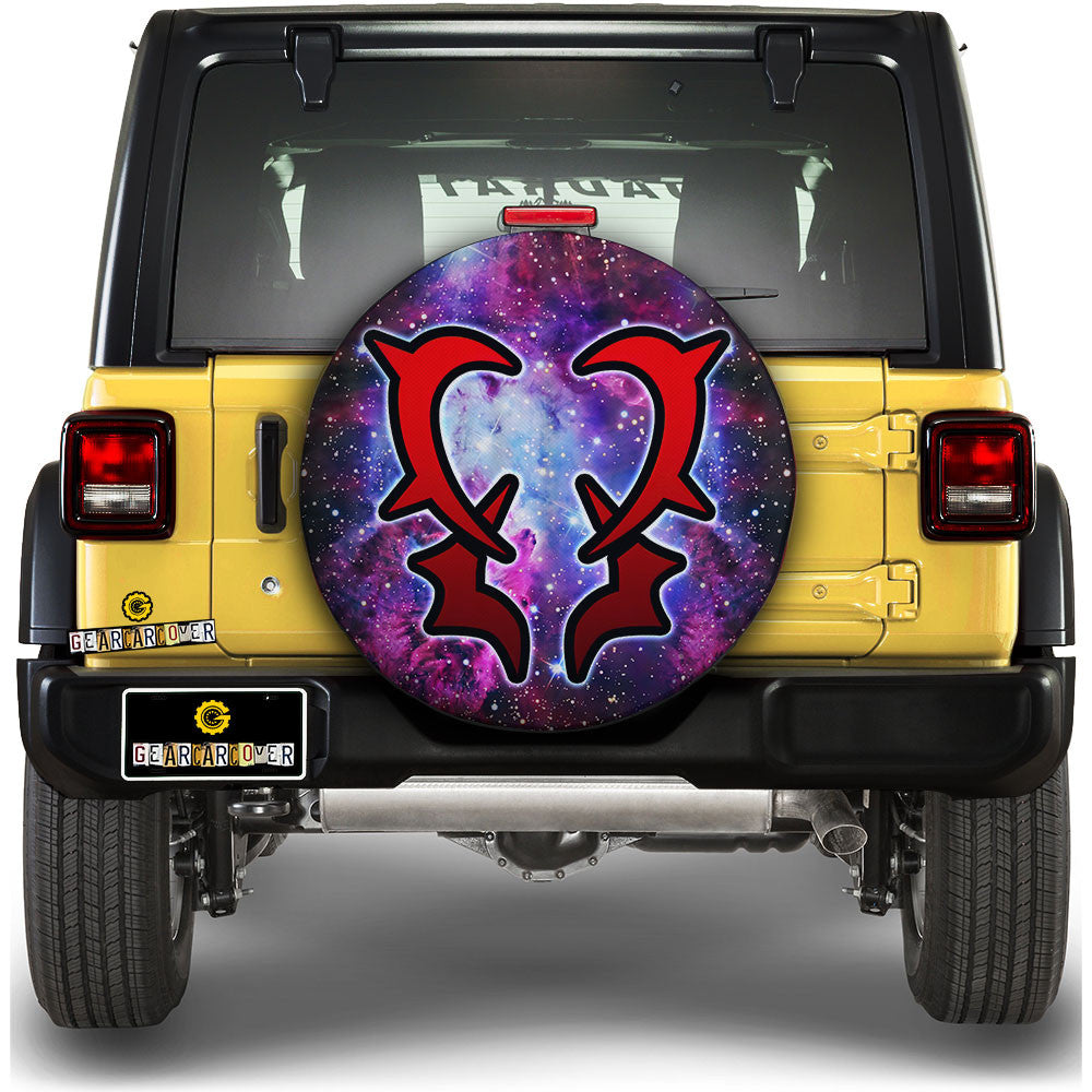 Grimoire Heart Symbol Spare Tire Cover Custom Galaxy Style - Gearcarcover - 1