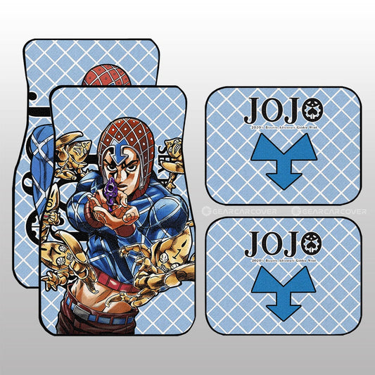 Guido Mista Car Floor Mats Custom Bizarre Adventure Car Accessories - Gearcarcover - 2