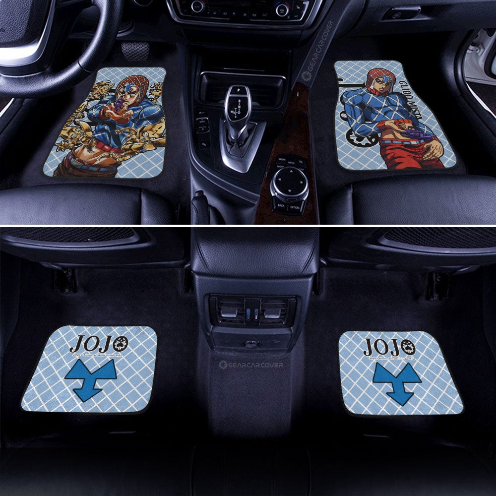 Guido Mista Car Floor Mats Custom Bizarre Adventure Car Accessories - Gearcarcover - 3