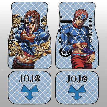 Guido Mista Car Floor Mats Custom Bizarre Adventure Car Accessories - Gearcarcover - 1