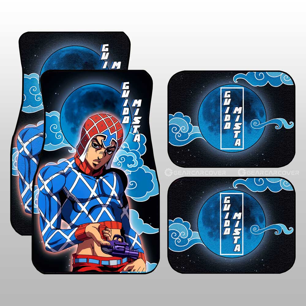 Guido Mista Car Floor Mats Custom Bizarre Adventure - Gearcarcover - 1