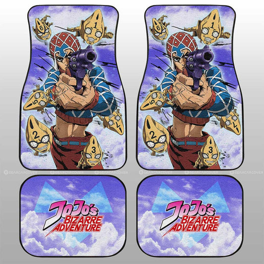 Guido Mista Car Floor Mats Custom Bizarre Adventures - Gearcarcover - 1