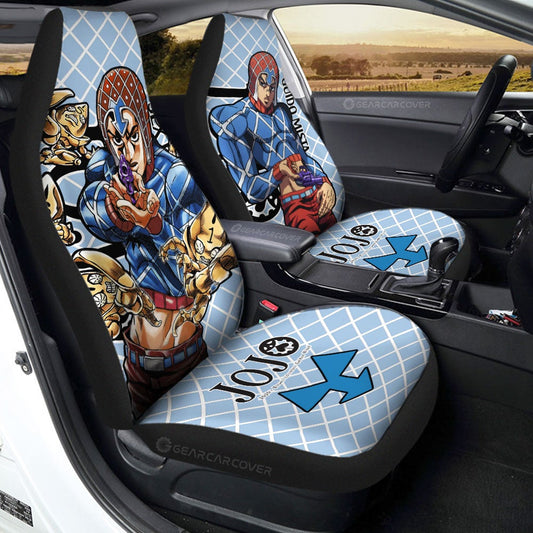 Guido Mista Car Seat Covers Custom Bizarre Adventure Car Accessories - Gearcarcover - 1
