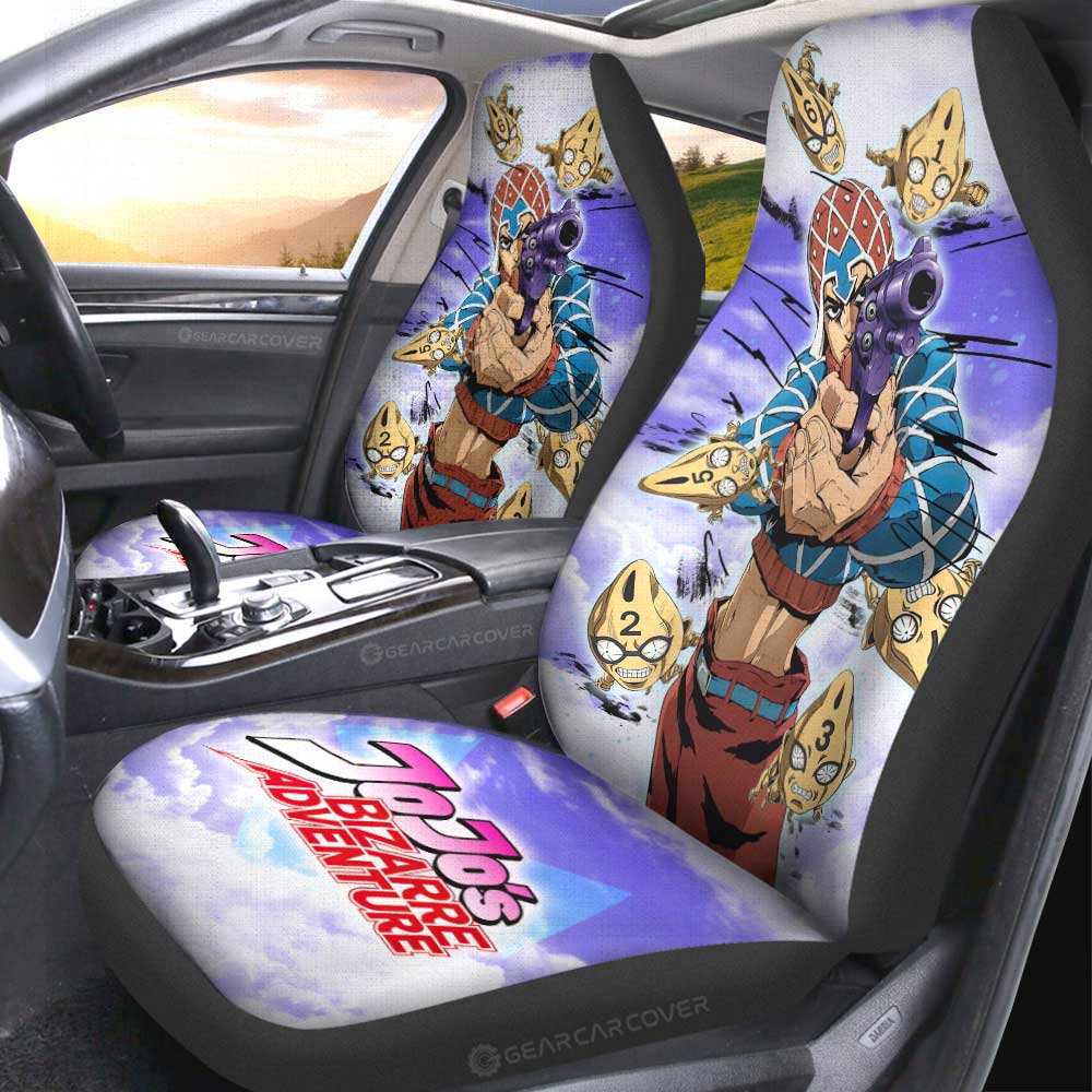 Guido Mista Car Seat Covers Custom Bizarre Adventures - Gearcarcover - 2