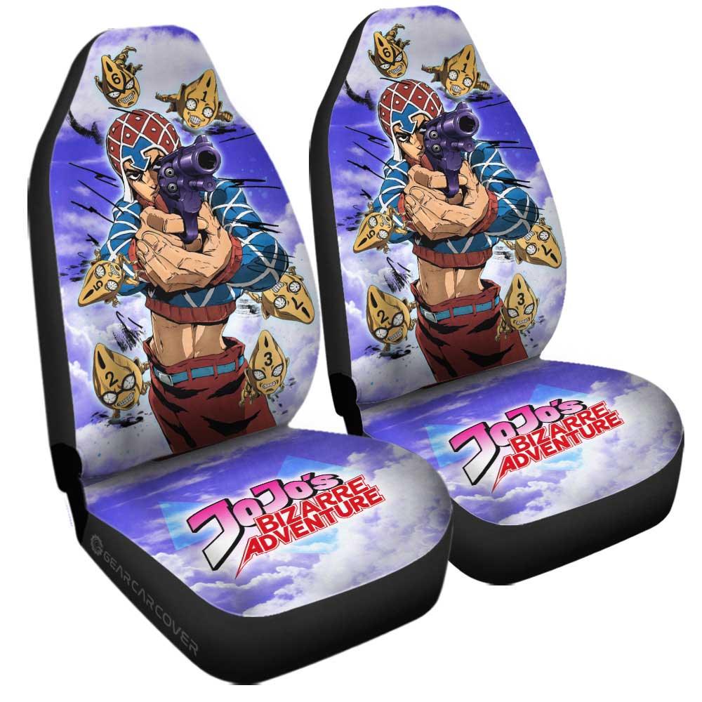 Guido Mista Car Seat Covers Custom Bizarre Adventures - Gearcarcover - 3