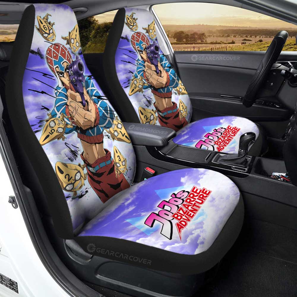 Guido Mista Car Seat Covers Custom Bizarre Adventures - Gearcarcover - 1