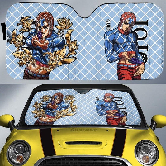 Guido Mista Car Sunshade Custom Bizarre Adventure Car Accessories - Gearcarcover - 1