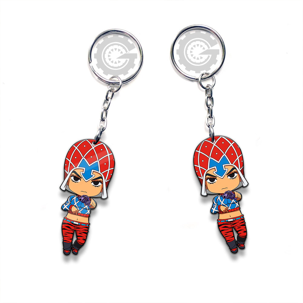 Guido Mista Keychain Custom Bizarre Adventure Car Accessories - Gearcarcover - 3