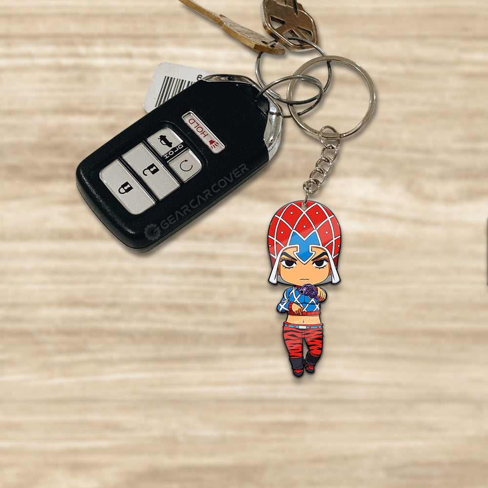 Guido Mista Keychain Custom Bizarre Adventure Car Accessories - Gearcarcover - 1