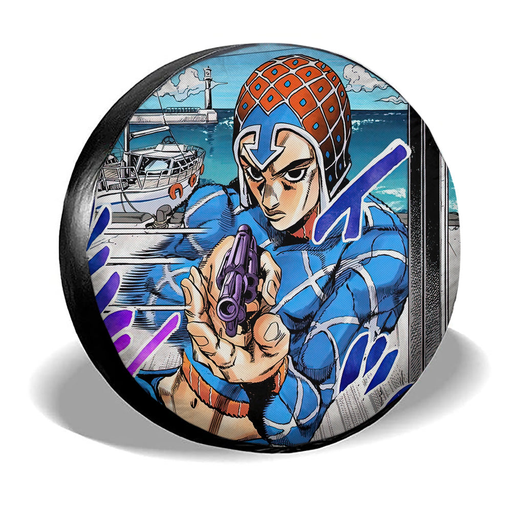 Guido Mista Spare Tire Covers Custom Bizarre Adventure Car Accessories - Gearcarcover - 2