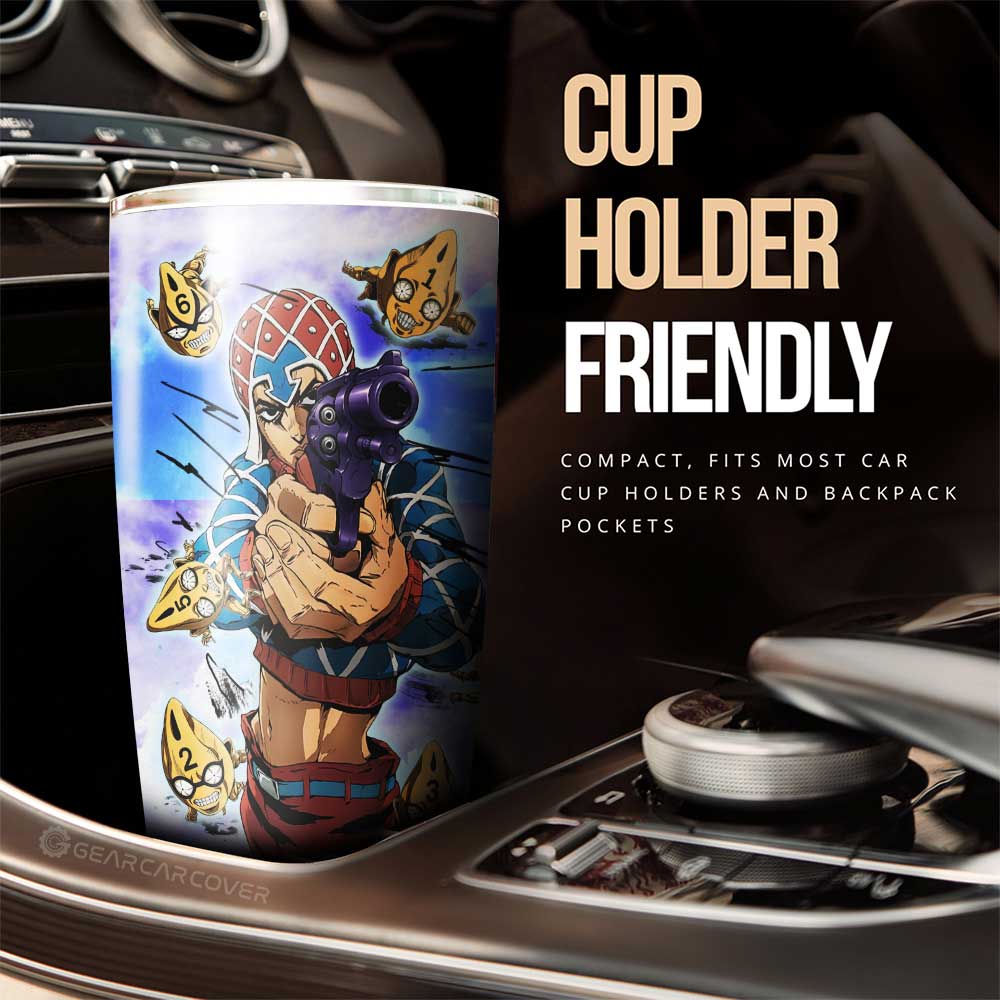 Guido Mista Tumbler Cup Custom Bizarre Adventures - Gearcarcover - 2