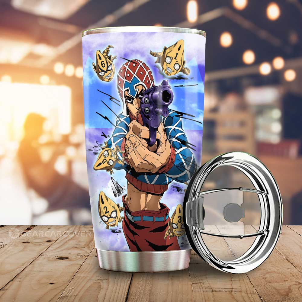 Guido Mista Tumbler Cup Custom Bizarre Adventures - Gearcarcover - 1
