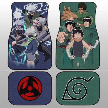 Guy And Kakashi Car Floor Mats Custom Car Accessories - Gearcarcover - 1