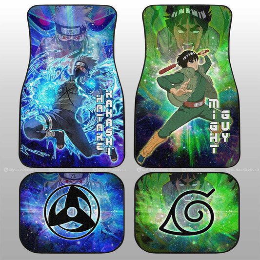 Guy And Kakashi Car Floor Mats Custom Characters Car Accessories - Gearcarcover - 1