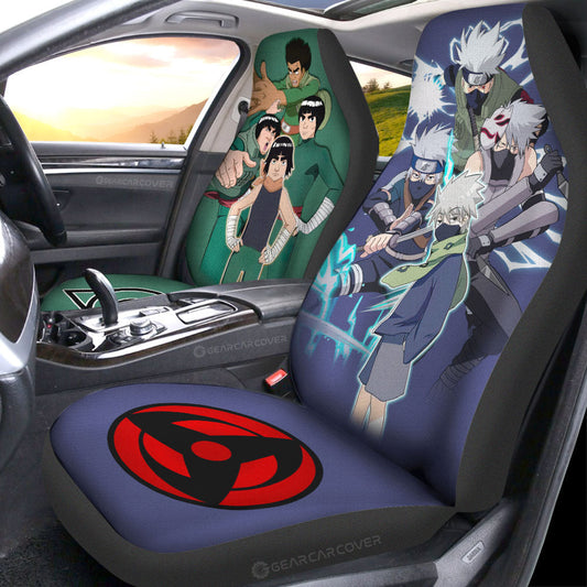 Guy And Kakashi Car Seat Covers Custom Anime Car Accessories - Gearcarcover - 2