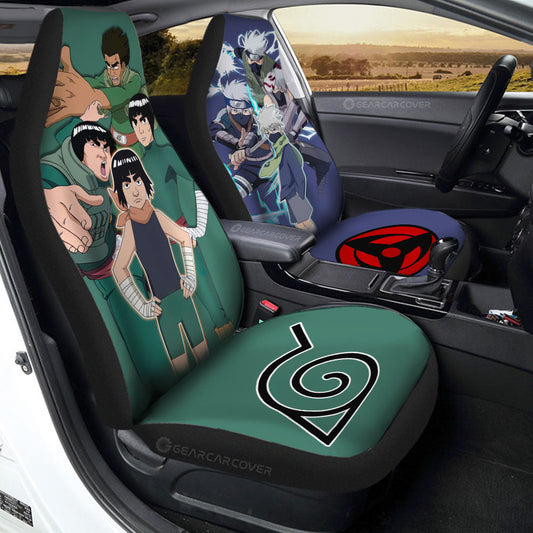 Guy And Kakashi Car Seat Covers Custom Anime Car Accessories - Gearcarcover - 1