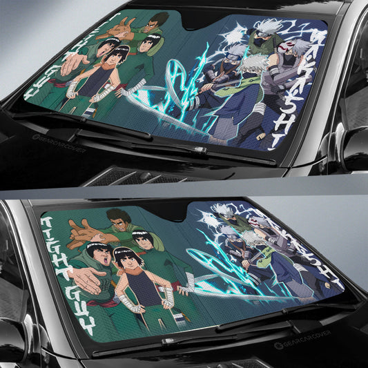 Guy And Kakashi Car Sunshade Custom Car Accessories - Gearcarcover - 2