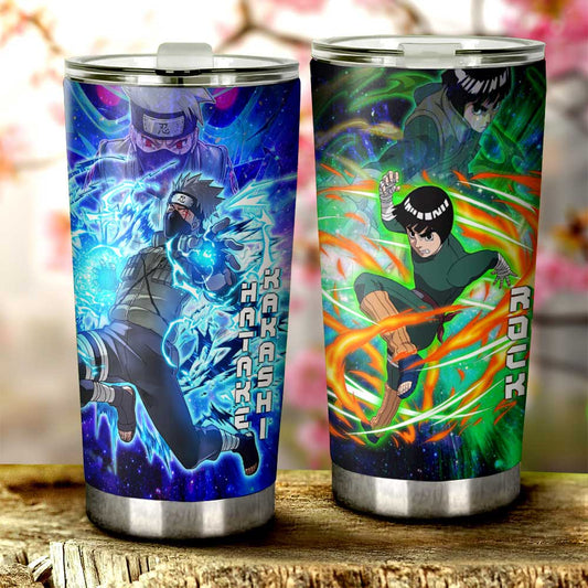 Guy And Kakashi Tumbler Cup Custom Characters Car Interior Accessories - Gearcarcover - 2