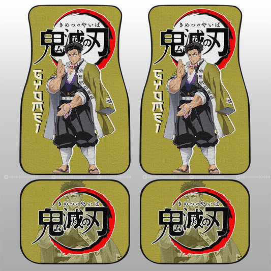 Gyomei Himejima Car Floor Mats Custom Demon Slayer Anime Car Accessories - Gearcarcover - 1