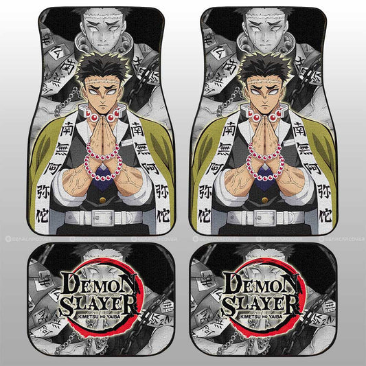 Gyomei Himejima Car Floor Mats Custom Demon Slayer Anime Car Accessories - Gearcarcover - 1