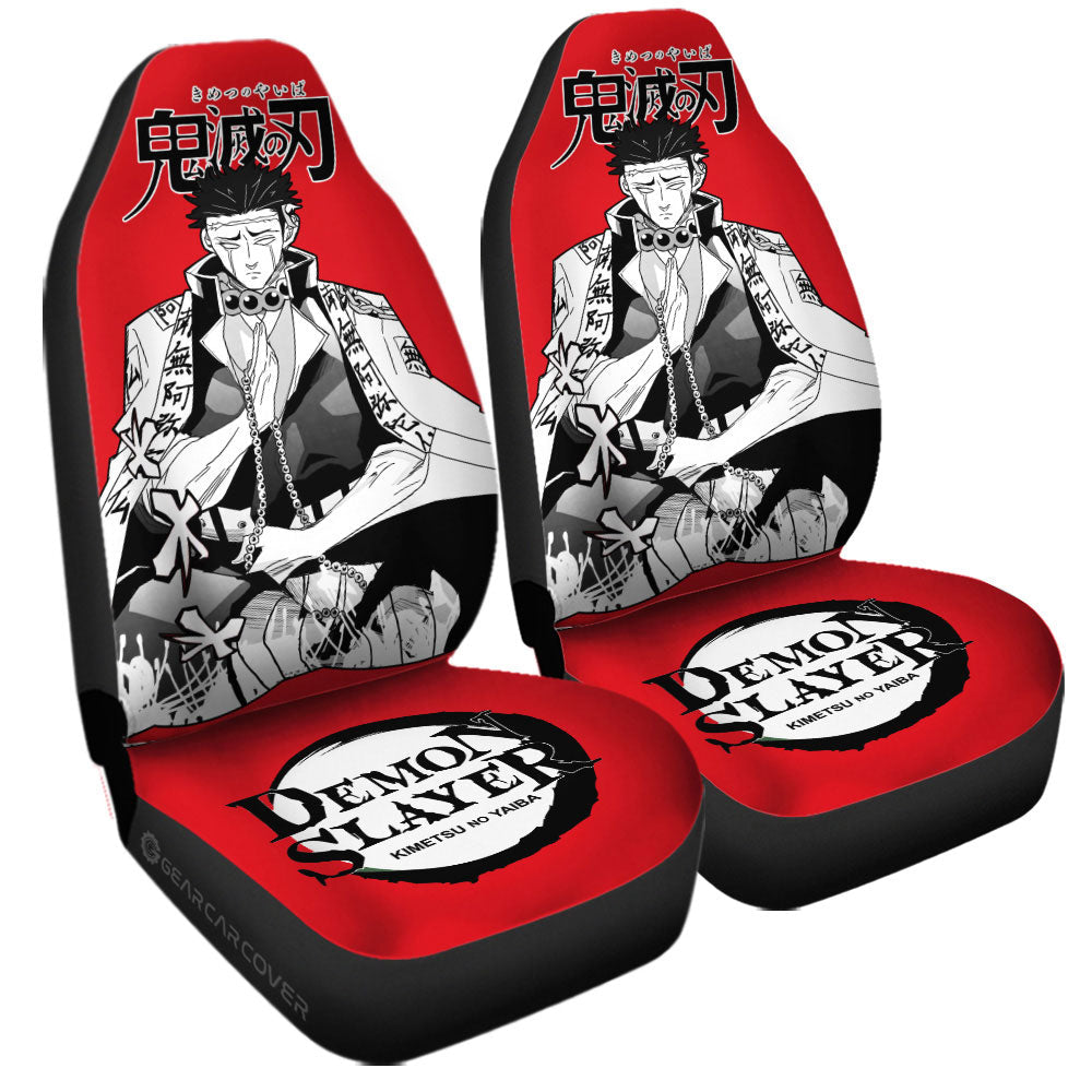 Gyomei Himejima Car Seat Covers Custom Car Accessories Manga Style For Fans - Gearcarcover - 3